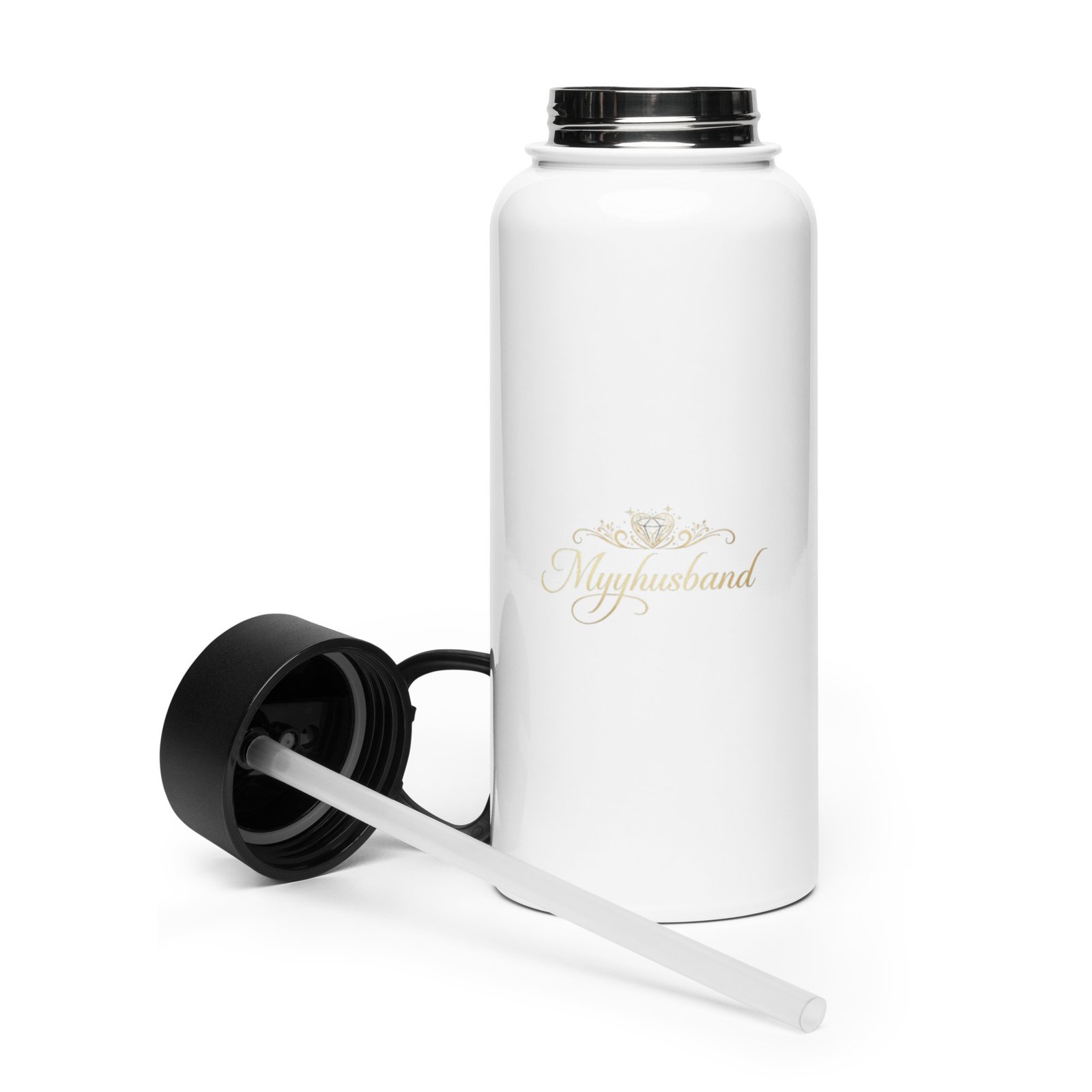 stainless steel water bottle with a straw lid stainless steel water bottle with a straw lid