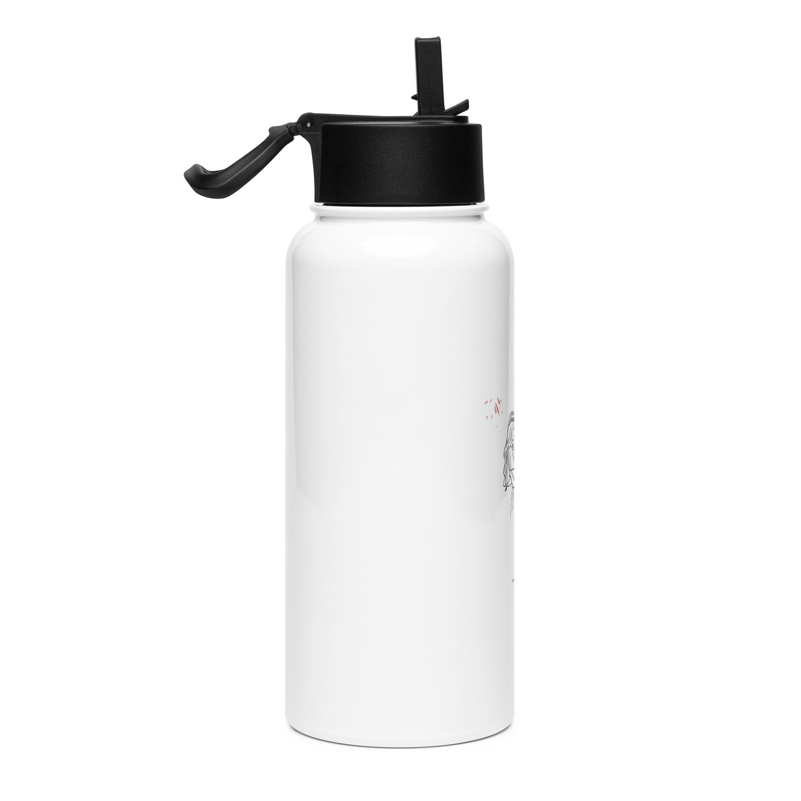 stainless steel water bottle with a straw lid stainless steel water bottle with a straw lid