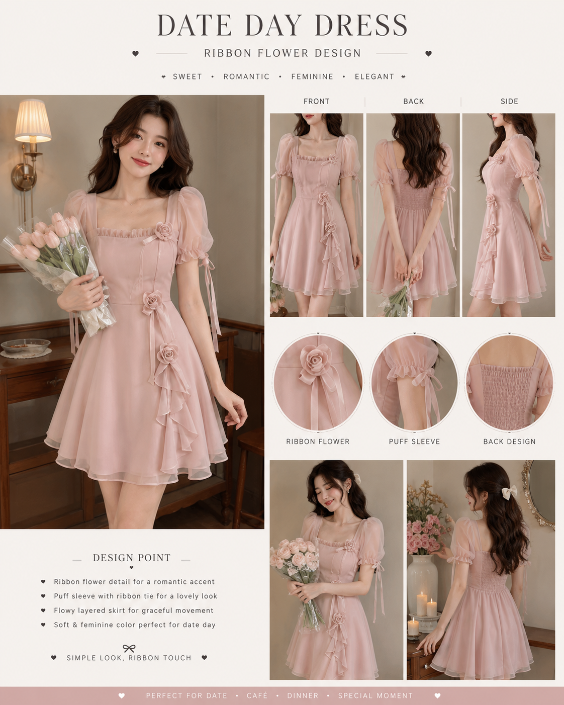 Best Floral Romantic Date Dresses1